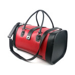 Pilot Duffle Bag // Black + Red