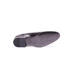 Cap Toe Dress Shoes // Black Croco (Euro: 39)