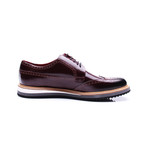 Wingtip Platform Dress Shoes // Bordeaux (Euro: 43)