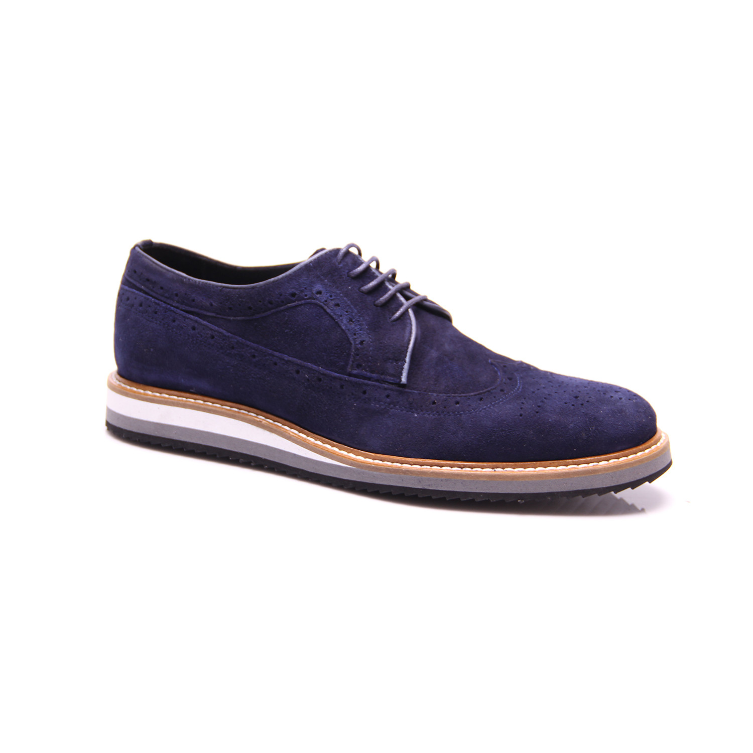 Suede Dress Shoes // Dark Blue (Euro: 39) - RRM Reprise - Touch of Modern