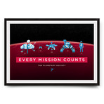 Every Mission Counts // The Planetary Society // Giclée Print (18" x 12")