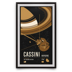 Cassini // Historic Robotic Spacecraft Series // Giclée Print (12" x 18")