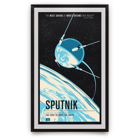 Sputnik // Historic Robotic Spacecraft Series // Giclée Print (12" x 18")