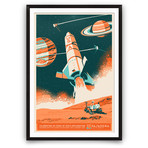 Pasadena 60 Years of Space Exploration // Giclée Print