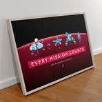 Every Mission Counts // The Planetary Society // Giclée Print (18" x 12")