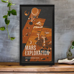 Mars Rovers // Historic Robotic Spacecraft Series // Giclée Print (12" x 18")