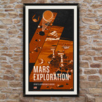 Mars Rovers // Historic Robotic Spacecraft Series // Screen Print