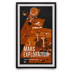Mars Rovers // Historic Robotic Spacecraft Series // Screen Print