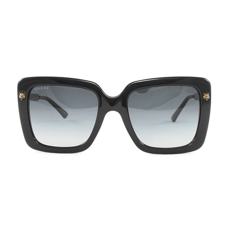 GG0216S Sunglasses // Black + Gold