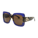 Gucci Women's Sunglasses // GG0083S // Blue Havana