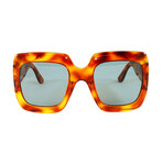 Gucci Women's Sunglasses // GG0053S // Avana Shiny Green