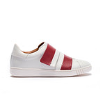 Bally // Willet Sneakers // Red + White (US: 7.5)