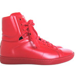 Saint Laurent // Hi-Top Sneakers // Red (Euro: 42.5)