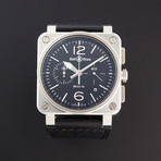 Bell & Ross BR 03-94 Chronograph Automatic // BR0394-BL-SI/SCA // Pre-Owned