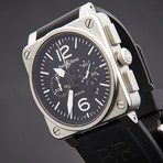Bell & Ross BR03-94 Chronograph Automatic // BR0394-BL-SI/SCA // Pre-Owned