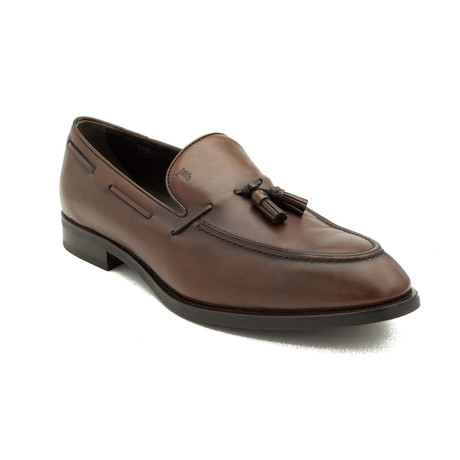 Leather Loafer Shoes // Brown (US: 6.5)