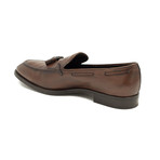 Leather Loafer Shoes // Brown (UK 6.5)
