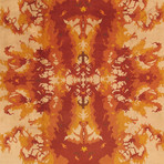 Art Deco Collection // Hand-Knotted Lamb's Wool Area Rug (6' x 8'6")