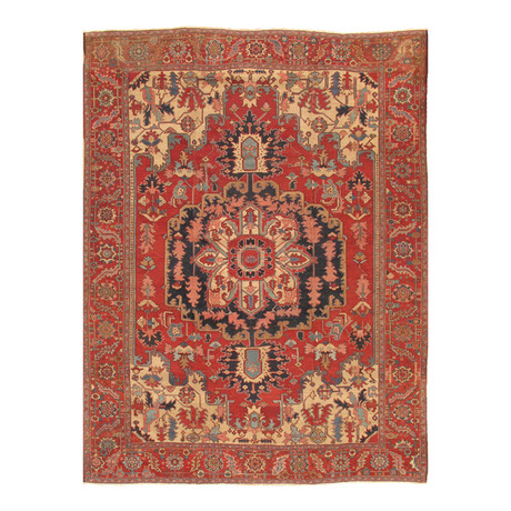 Antique Serapi Collection // Hand-Knotted Lamb's Wool Area Rug
