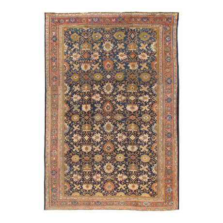 Antique Sultanabad Collection // Hand-Knotted Lamb's Wool Area Rug (10' x 14'7")