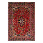 Kashan Collection // Hand-Knotted Lamb's Wool Area Rug (8'2" x 11'5")