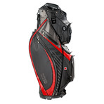 Gemini Golf Bag + Izzo Golf Hat + Towel (Black, Gray, Red)