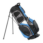 Versa Golf Bag + Izzo Golf Hat + Towel (Blue, Black, Gray)