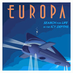 Europa Travel Print (12"W x 18"H x 0.1"D)