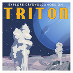 Triton Geyser Print (12"W x 18"H x 0.1"D)