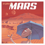 Explore Mars Print (12"W x 18"H x 0.1"D)