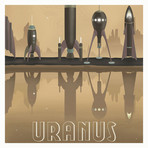 Uranus Travel Print (12"W x 18"H x 0.1"D)