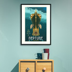 Neptune Travel Print (12"W x 18"H x 0.1"D)