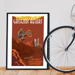 Mercury Cycling Print (12"W x 18"H x 0.1"D)