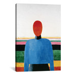 Bust of Woman // Kazimir Severinovich Malevich (26"W x 18"H x 0.75"D)