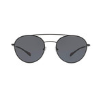 Prada // Sport Round Aviator Sunglasses // Black