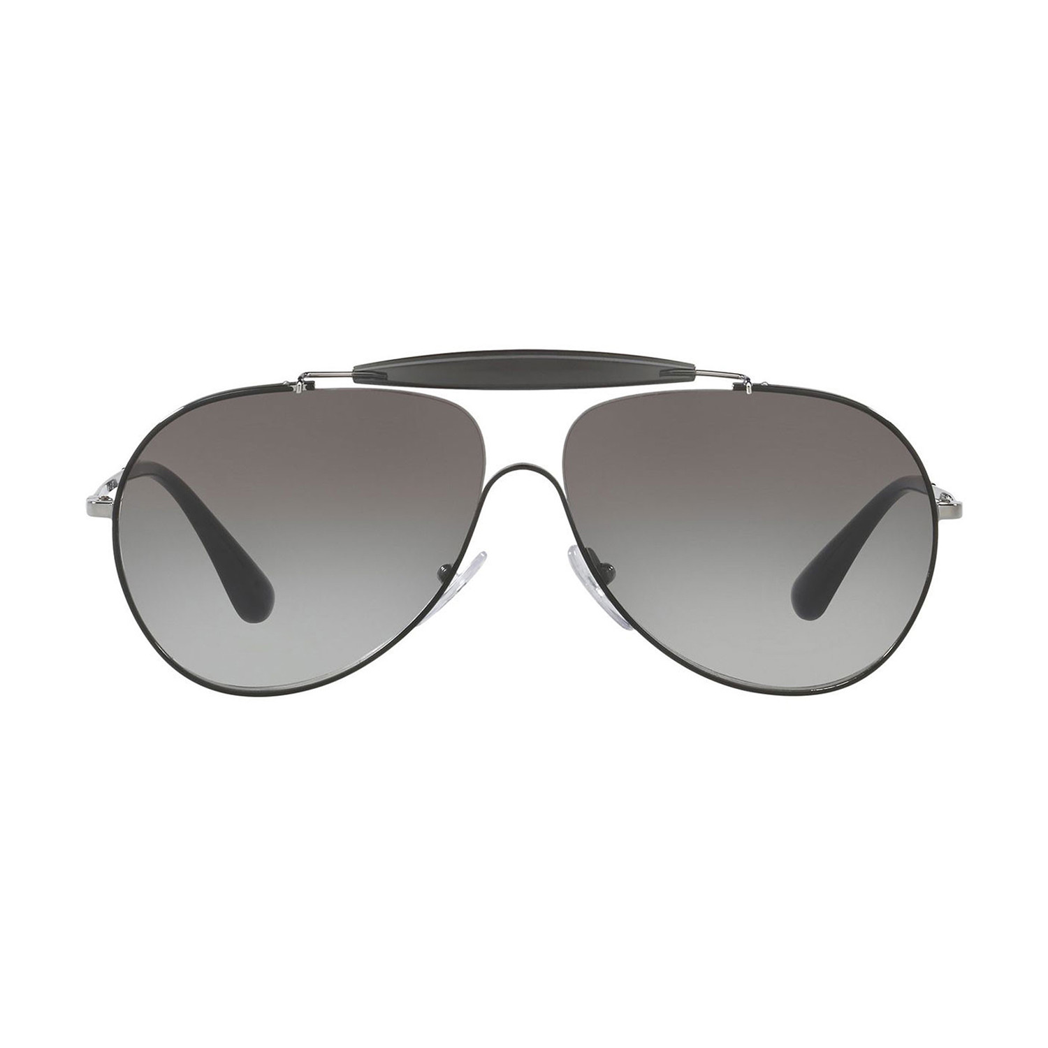 Prada // Men's Metal Sunglasses // Black Gunmetal + Gray Gradient - Men ...
