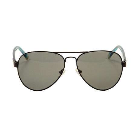 Gant // Aviator Sunglasses // Black + Blue