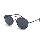 Prada // Sport Round Aviator Sunglasses // Black