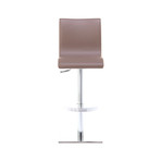 Condor SGT Brushed Steel Bar Stool // Taupe