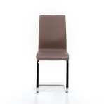 June SL Chrome Chair // Taupe