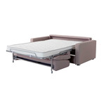 Breeze Queen Sleeper Sofa (Light Gray)