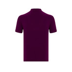 Callum Short Sleeve Polo // Purple (S)