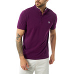 Callum Short Sleeve Polo // Purple (M)