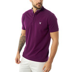 Callum Short Sleeve Polo // Purple (XL)