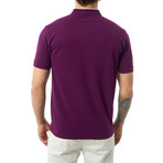 Callum Short Sleeve Polo // Purple (S)