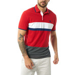 Ari Short Sleeve Polo // Red (XL)