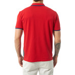 Ari Short Sleeve Polo // Red (L)