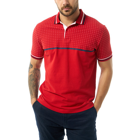 Soren Short Sleeve Polo // Red (S)