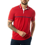 Soren Short Sleeve Polo // Red (M)