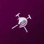 Callum Short Sleeve Polo // Purple (XS)